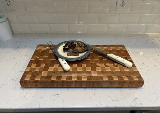 End Grain Cutting Board – Built to Last, Designed to Impress