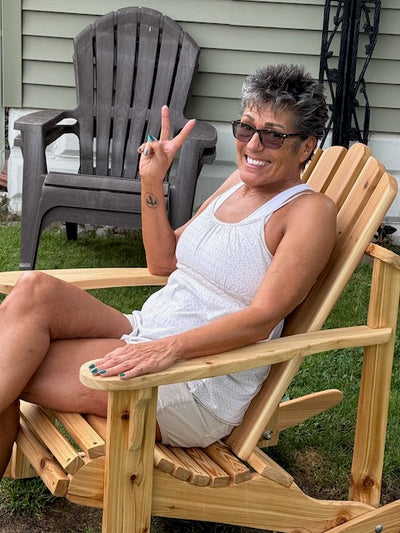 Handcrafted Cedar Adirondack Chair - Newly Listed Rocking Adirondack Chair
