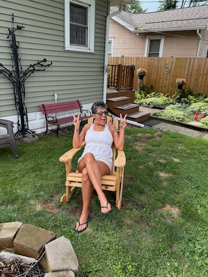 Handcrafted Cedar Adirondack Chair - Newly Listed Rocking Adirondack Chair