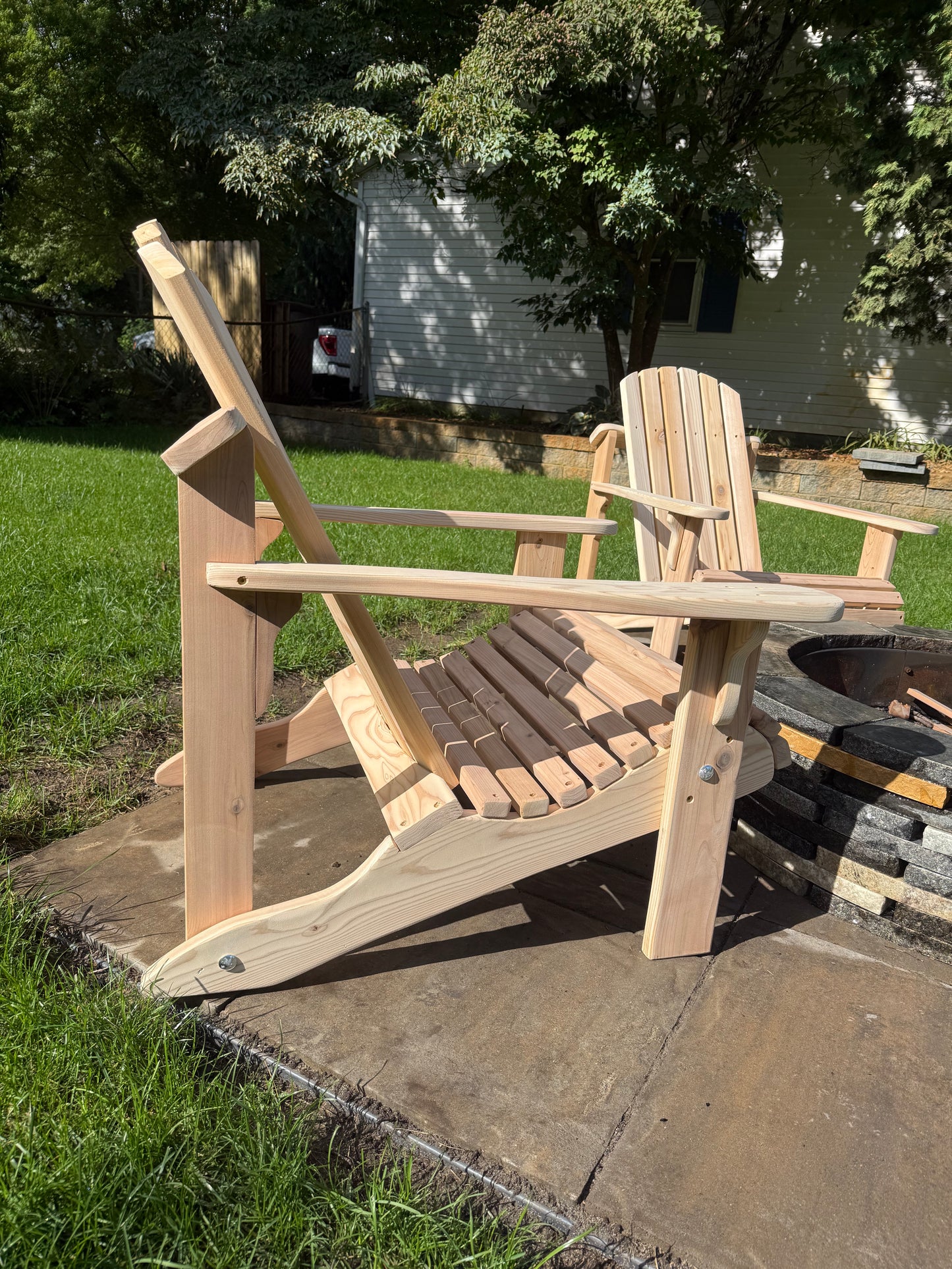 Handcrafted Cedar Adirondack Chair - Newly Listed Rocking Adirondack Chair